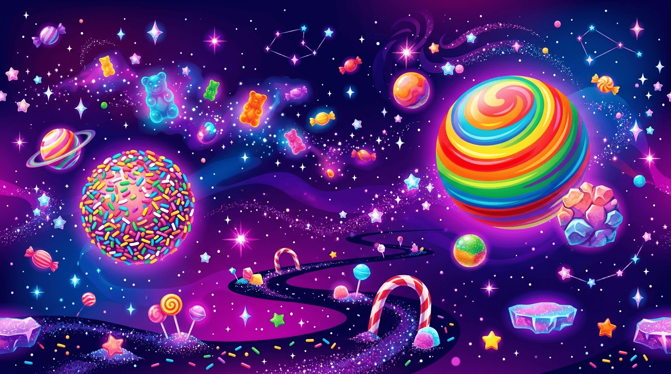 Cosmic candy space zone